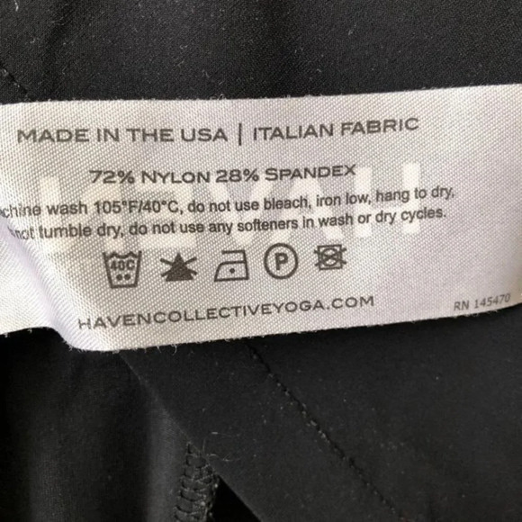 Haven Collective Black Short Sleeve Active Top - Picture 5 of 5